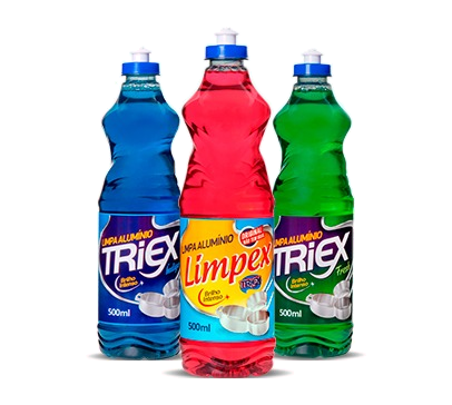 Linha de produtos de limpeza RiJux