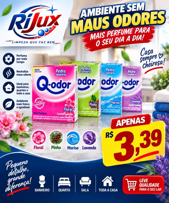 Panfleto Pedra Sanitária Q-odor